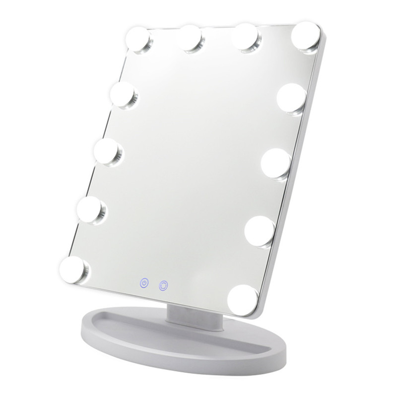 2020 Vanity Lighted Mache LED Mirror Wholesale Make up Desk Mirror